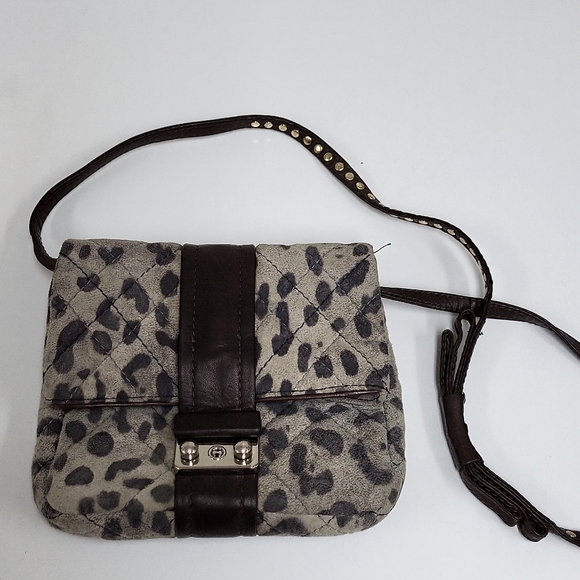 Used 3.1 Phillip Lim bag in cat print and brown leather - Picture 1 of 11